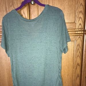 XXL Green Heather Liz Lange Maternity T